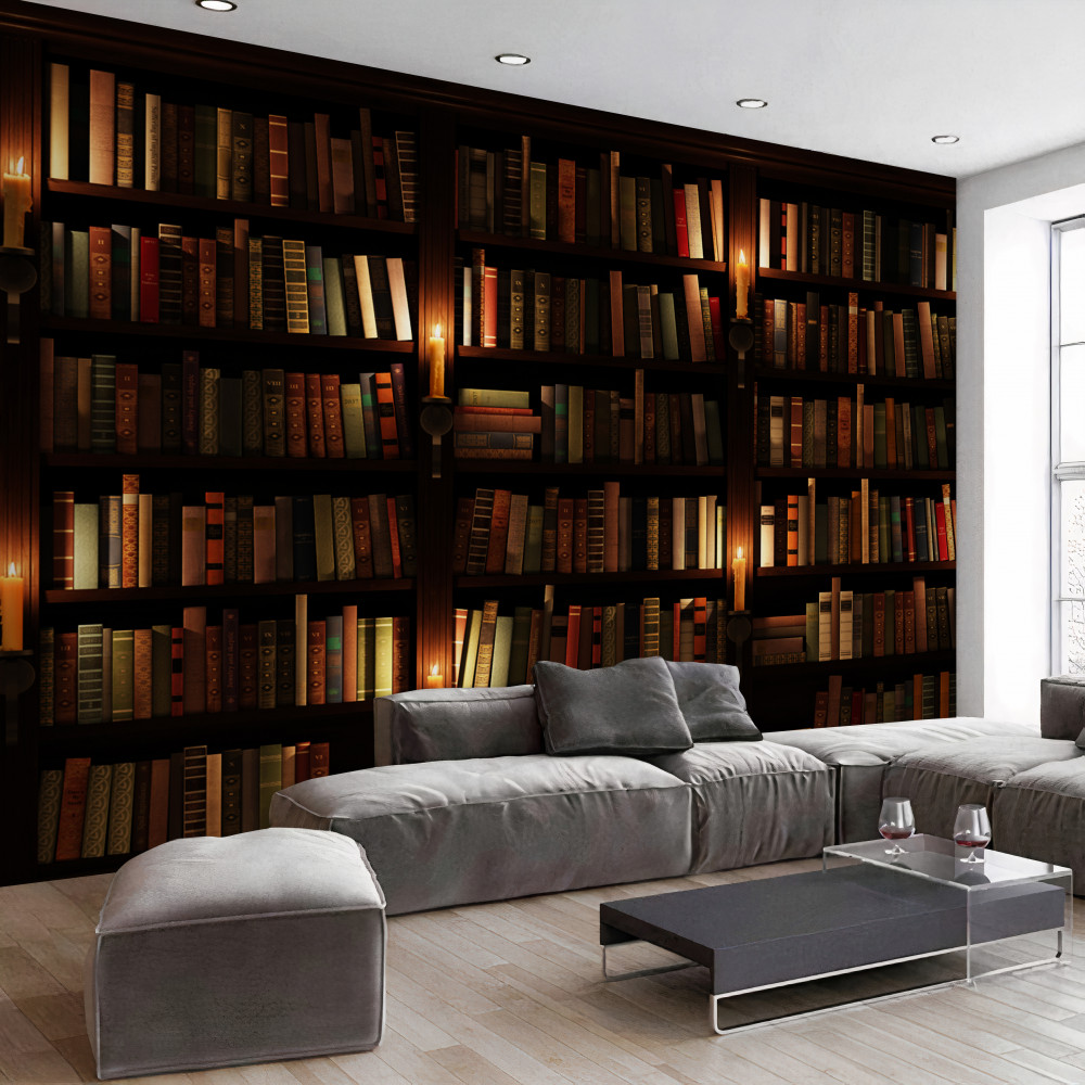 Wall Mural bookshelf