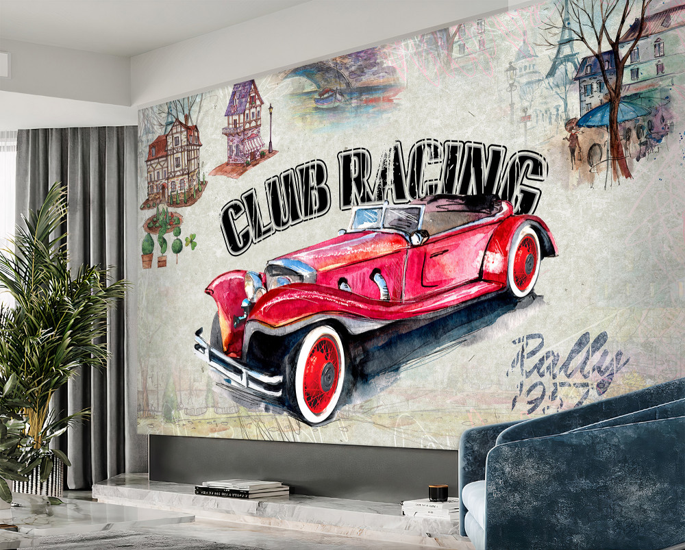 Wall Mural Cars