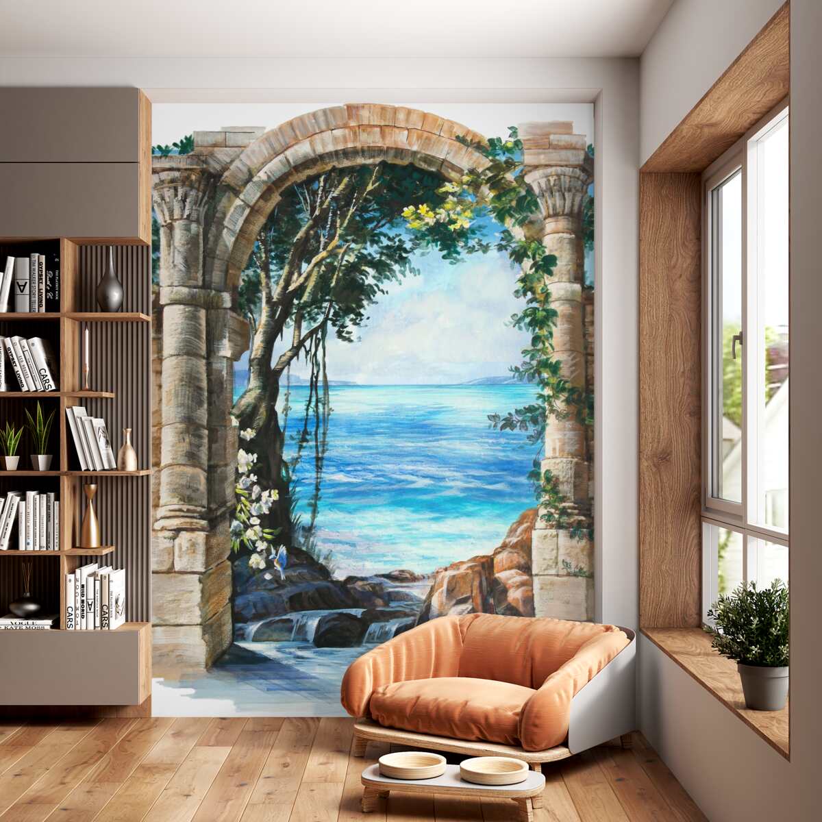 Wall Mural Painted landscapes